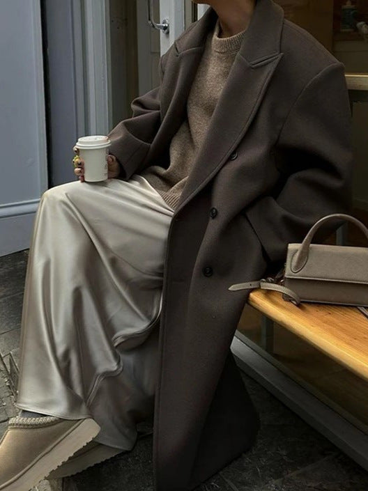 Harper – Oversized Mantel Jas voor Dames | Trendy Warmte & Elegante Stijl