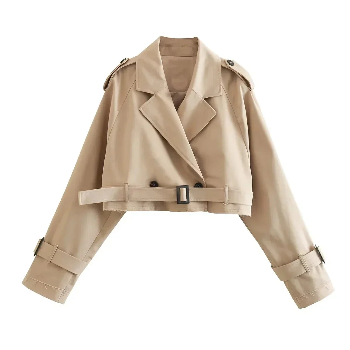 Bernadine | Bijgesneden Getailleerde Trenchcoat voor Dames