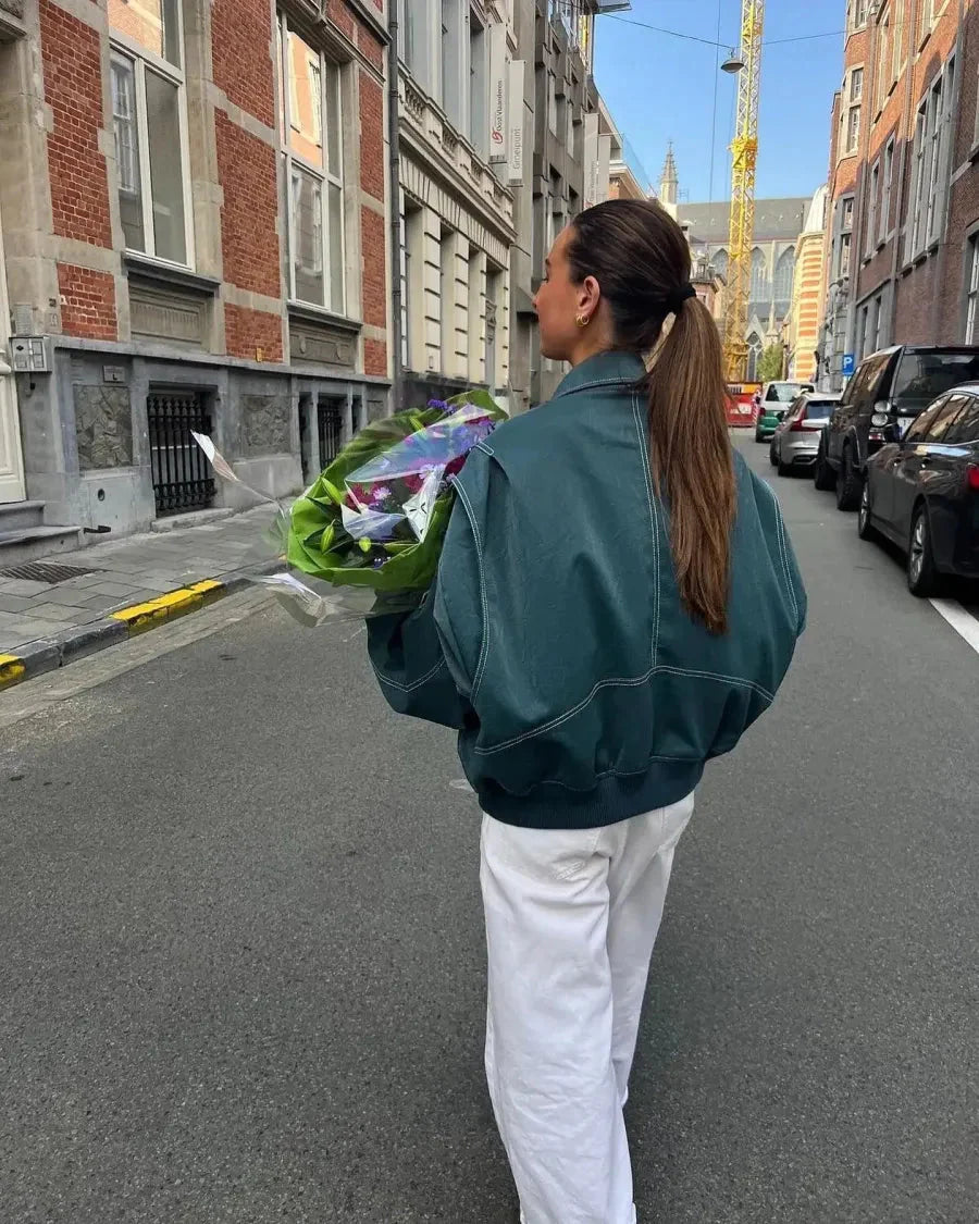LIV – Oversized Leren Damesjas in Edgy Streetstyle
