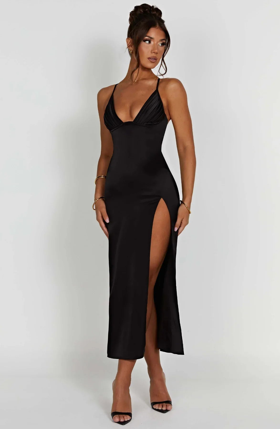 Kimberley - Elegante tussenlengte jurk met vrouwelijke touch