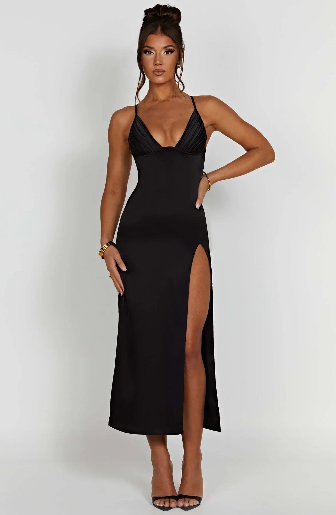 Kimberley - Elegante tussenlengte jurk met vrouwelijke touch