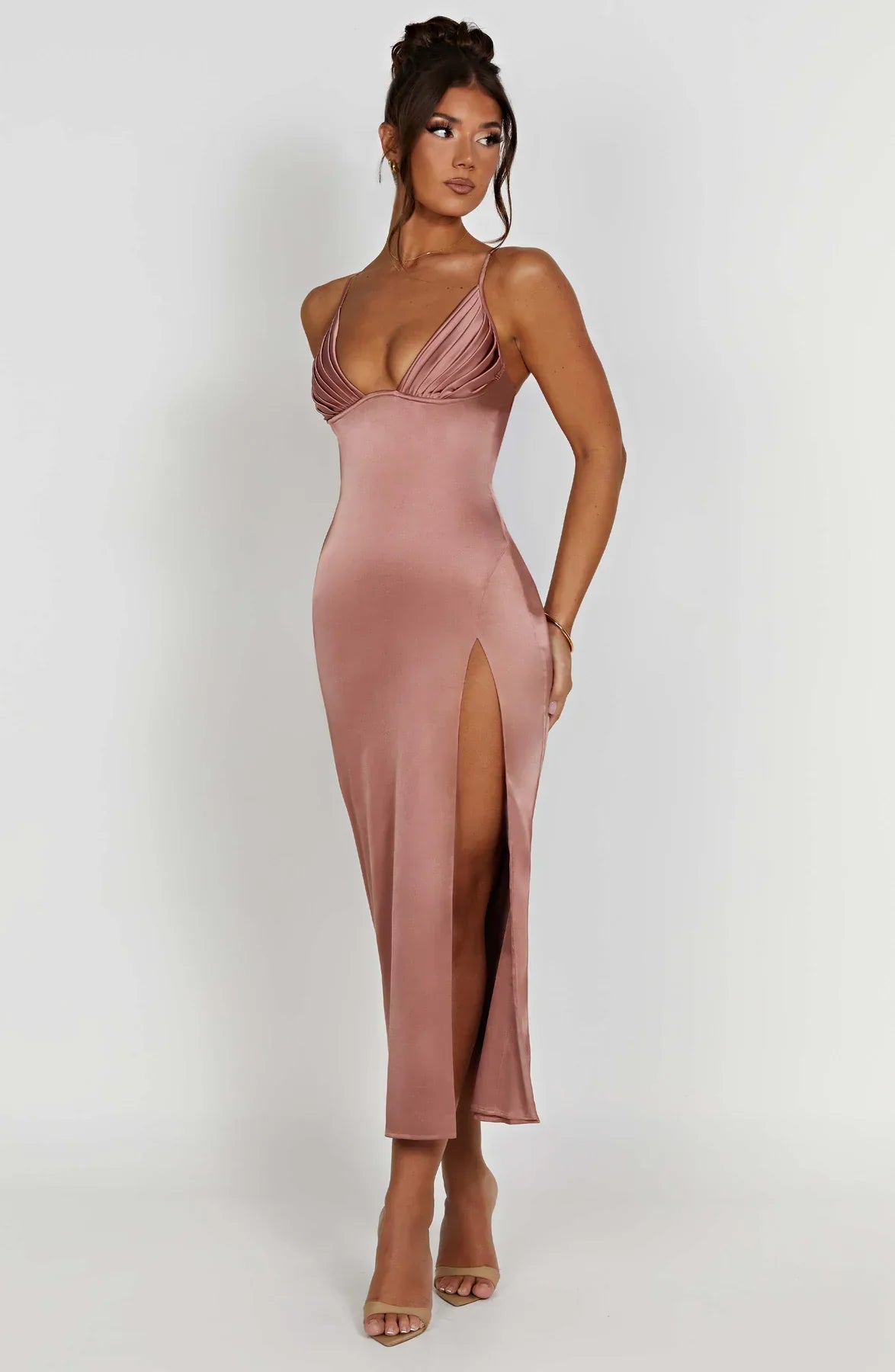Kimberley - Elegante tussenlengte jurk met vrouwelijke touch