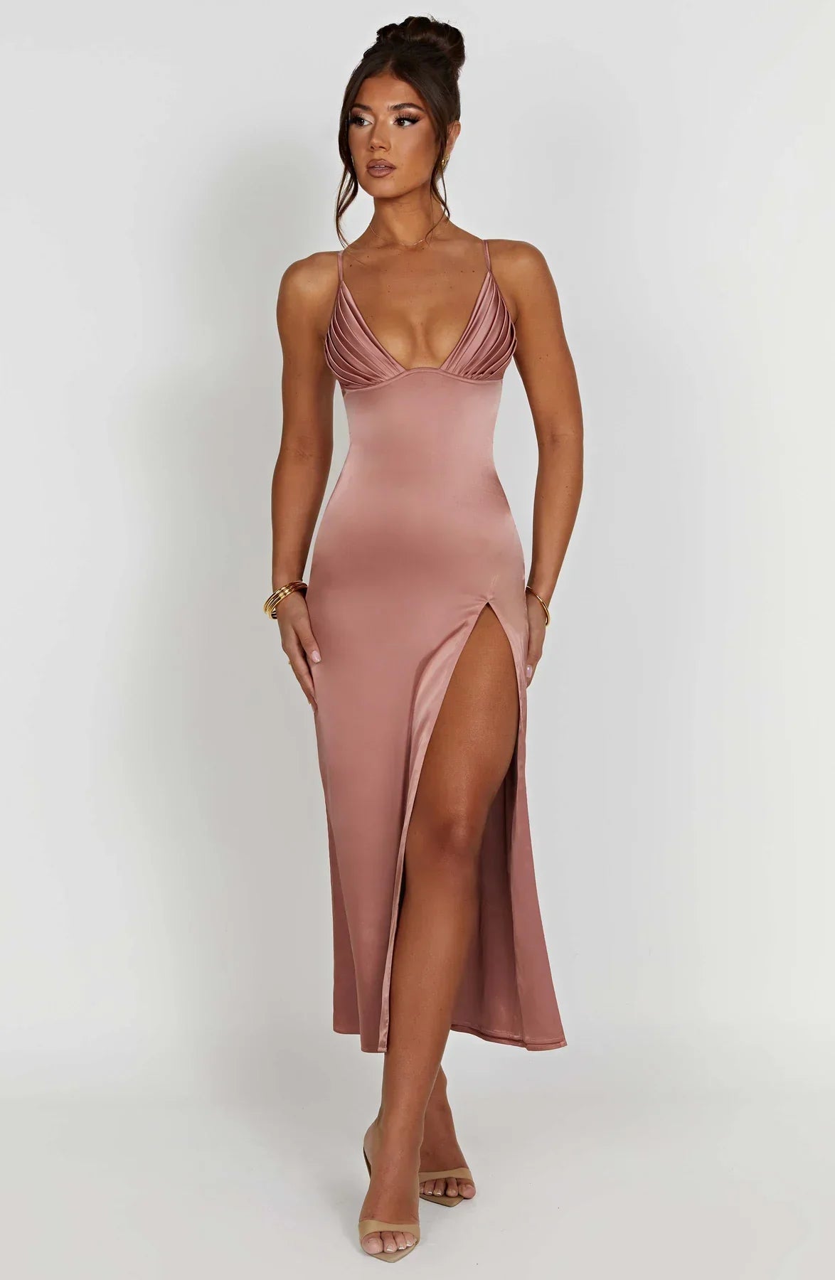 Kimberley - Elegante tussenlengte jurk met vrouwelijke touch