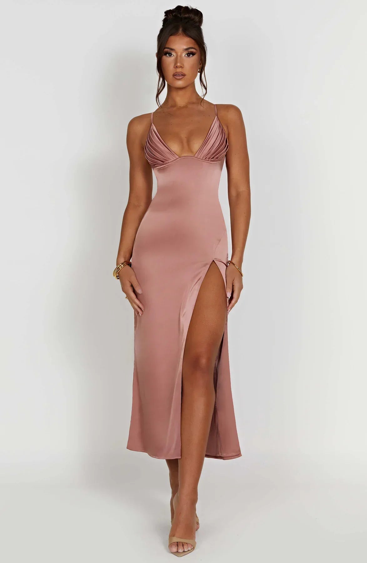 Kimberley - Elegante tussenlengte jurk met vrouwelijke touch