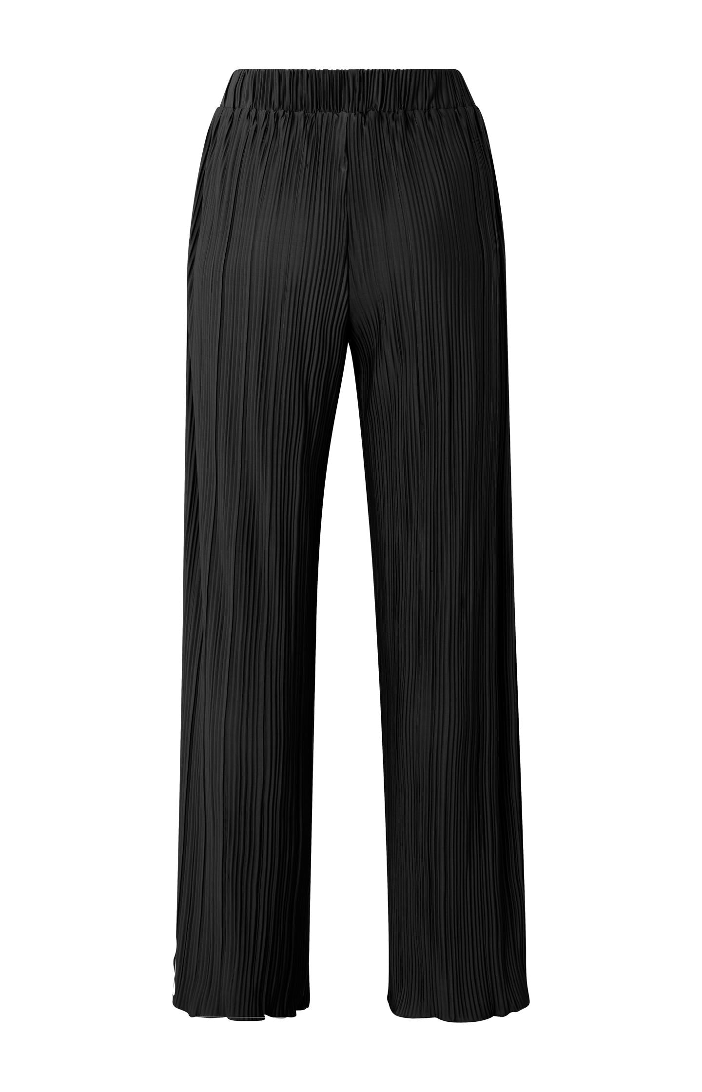Elena – Elegante Plooibroek met Elastische Tailleband