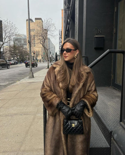Nadine Lange Faux Fur Dames Jas – Ultieme Warmte & Tijdloze Elegantie