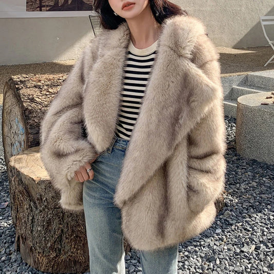 Faux Dames Jas - Elegante stijl & ultra zacht in één