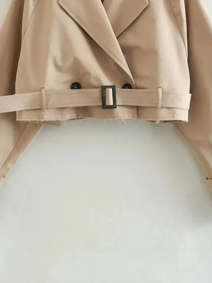 Bernadine | Bijgesneden Getailleerde Trenchcoat voor Dames