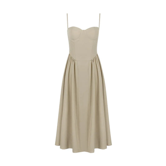 Midi- Dames Jurk Casual Chique