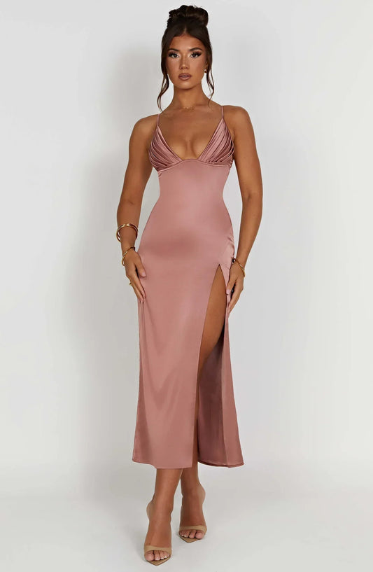 Kimberley - Elegante tussenlengte jurk met vrouwelijke touch